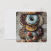 Tasty Decorative Bagels Feestdagenkaart (Voorkant / Achterkant)