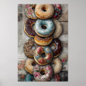 Tasty Decorative Bagels Poster (Voorkant)