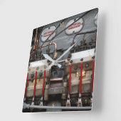 Tasty Diesel Vierkante Klok (Hoek)