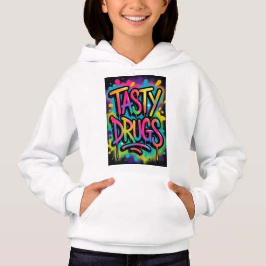 Tasty Drugs Hoodie (Voorkant)