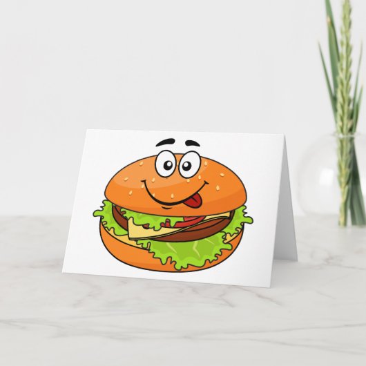 Tasty Hamburger Kaart (Voorkant)