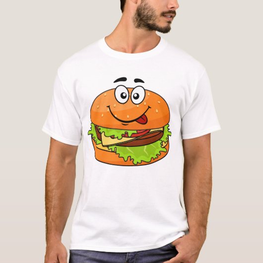 Tasty Hamburger T-Shirt (Voorkant)