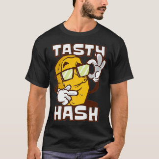 Tasty Hash Browns Breakfast Food Hash Brown animal T-shirt