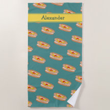 Tasty Hot Dog Cartoon Food - Jouw naam op een