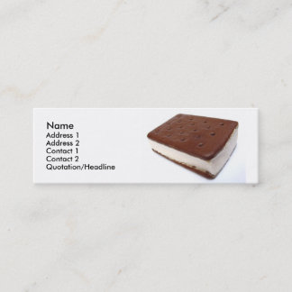 Tasty Ice Cream Sandwich Mini Visitekaartje