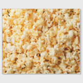 Tasty popcorn op de hele achtergrond. Eten  Cadeaupapier (Vlak)