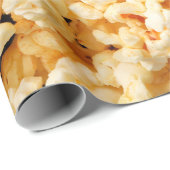 Tasty popcorn op de hele achtergrond. Eten  Cadeaupapier (Rol Hoek)