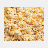 Tasty popcorn op de hele achtergrond. Eten  Fleece Deken (Voorkant (Horizontaal))