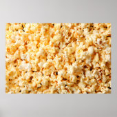 Tasty popcorn op de hele achtergrond. Levensmiddel Poster (Voorkant)