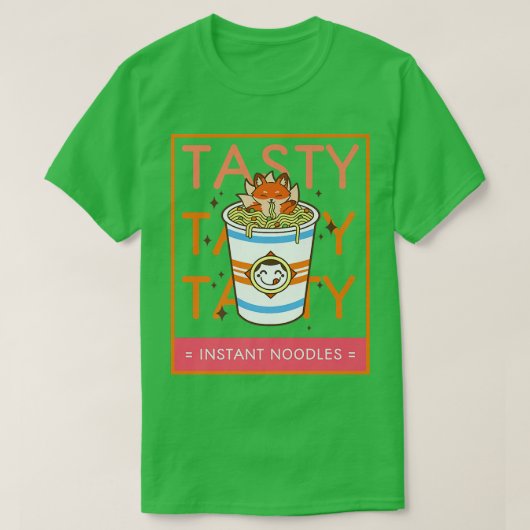 Tasty Ramen Instant Noodle T-shirt (Design voorkant)