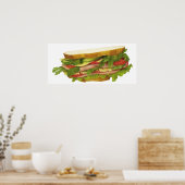Tasty Sandwich Poster (Keuken)