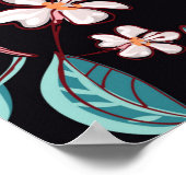 Tasty, sappige peren. Naadloos patroon van vruchte Poster (Hoek)