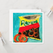 Tasty Snack Kaart (Voorkant / Achterkant in situ)