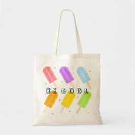 Tasty Summer Waterverf Popsicle Patroon Tote Bag
