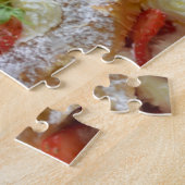 Tasty Sweet Strawberry Eclairs Pastry Summer Food Legpuzzel (Zijkant)