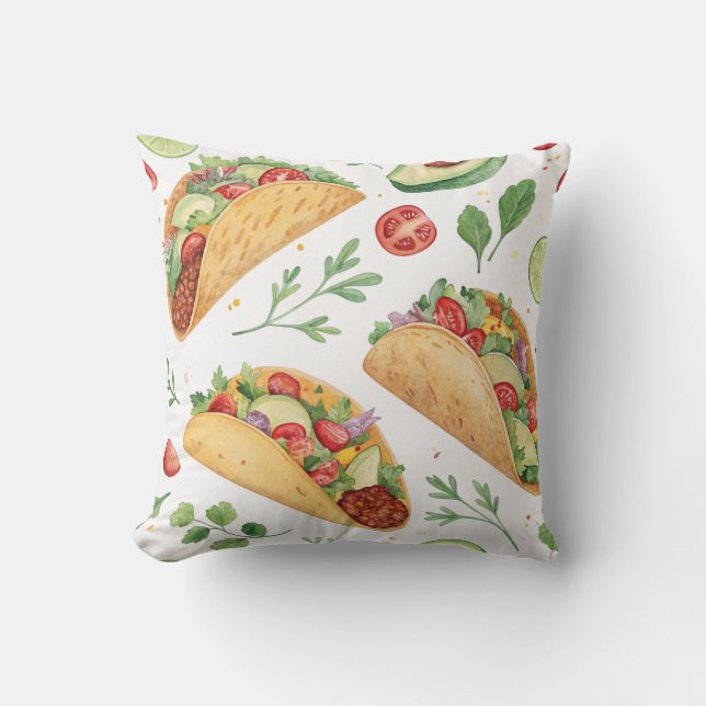 Tasty Tacos Accent Sierkussen (Voorkant)