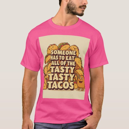 Tasty Tacos T-shirt (Voorkant)