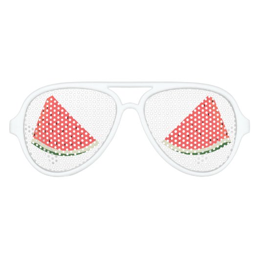 Tasty Watermeloen - zoet Aviator Zonnebril (Voorkant)