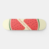 Tasty Watermeloen - zoet - Jouw tekst toevoegen Persoonlijk Skateboard (Horizontaal)