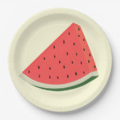 Tasty Watermeloen - zoet - Papieren Bordje (Voorkant)