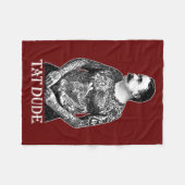 Tat guy fleece deken (Voorkant (Horizontaal))