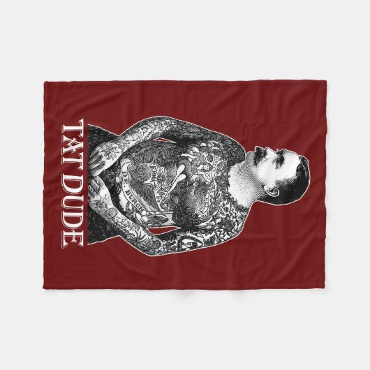 Tat guy fleece deken (Voorkant (Horizontaal))