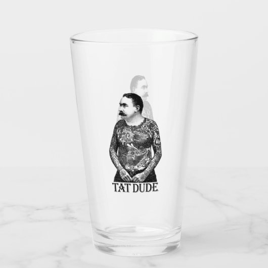 Tat guy glas (Achterkant)