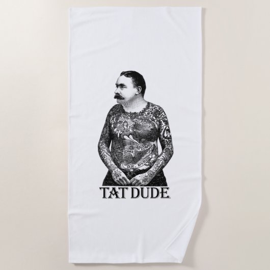 Tat guy strandlaken (Voorkant)