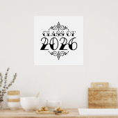 Tat Klasse van 2026 Afstuderen Poster (Keuken)