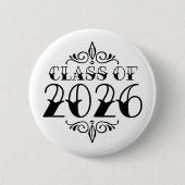 Tat Klasse van 2026 Afstuderen Ronde Button 5,7 Cm (Voorkant)