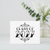 Tat-Style Afstudeerklas van 2027 Briefkaart (Staand voorkant)