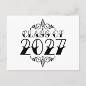 Tat-Style Afstudeerklas van 2027 Briefkaart (Voorkant)