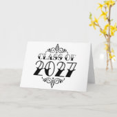 Tat-Style afstudeerklas van 2027 Kaart (Gele Bloem)