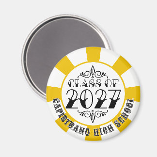 Tat-Style Gray Afstudeerklas van 2027 Magneet