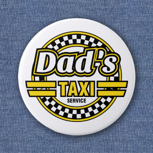 Tat Taxi Service Ronde Button 5,7 Cm