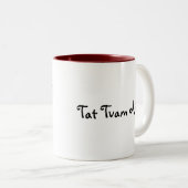 Tat Tvam Asi-Mok Tweekleurige Koffiemok (Voorkant rechts)