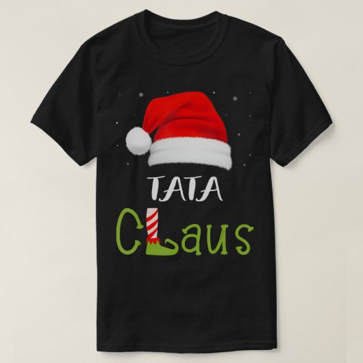 Tata Claus Family Group Matching Pajama Funny Chri T-shirt (Design voorkant)