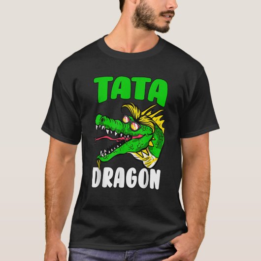 Tata Dragon Lover Vaderdag T Shirt (Voorkant)