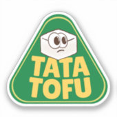 TATA TOFU SCHATTIGEE ANIME TOFU PUN STICKER (Voorkant)