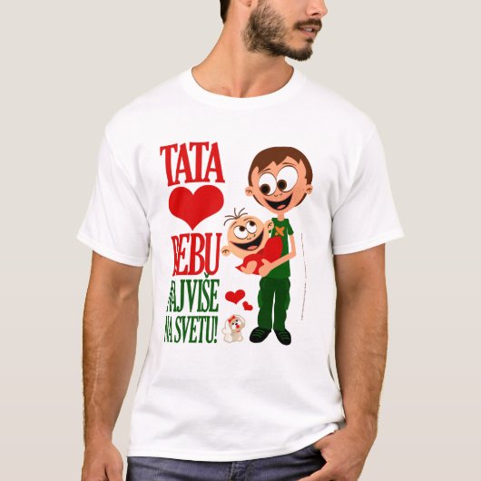Tata Voli Bebu - Bela 2 T-shirt (Voorkant)