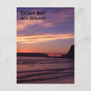 Tatahi Bay Sunset, Nieuw-Zeeland Briefkaart