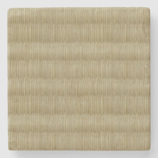 Tatami Mat 畳 2 Stenen Onderzetter (Voorkant)