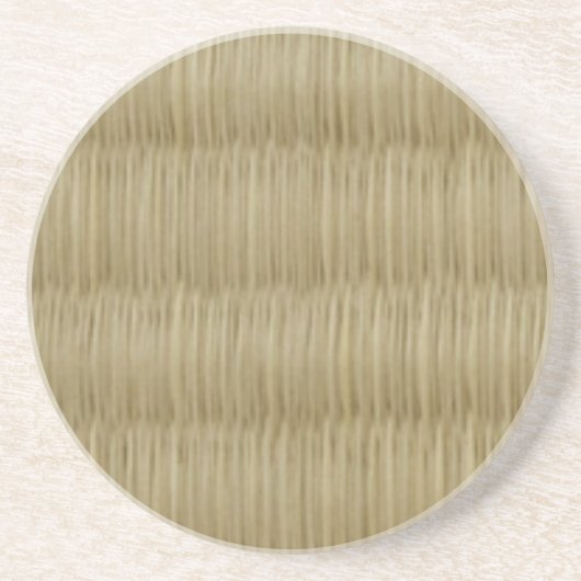 Tatami Mat 畳 2 Zandsteen Onderzetter (Voorkant)