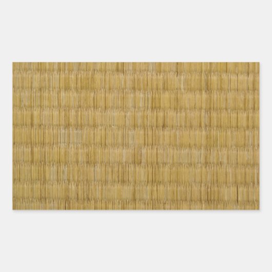 Tatami Mat 畳 Rechthoekige Sticker (Voorkant)
