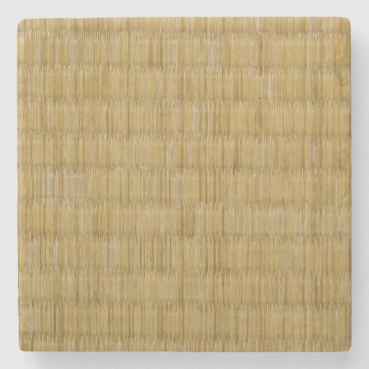 Tatami Mat 畳 Stenen Onderzetter (Voorkant)