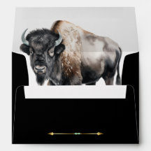 Tatanka Bison Yellowstone Ranch Nodig Envelop uit
