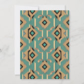 Tatanka Bison Yellowstone Western Ranch Invitation Kaart (Achterkant)