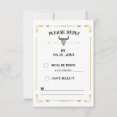 Tatanka Bison Yellowstone Western Ranch Reply Card (Voorkant)