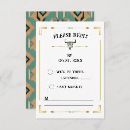 Tatanka Bison Yellowstone Western Ranch Reply Card