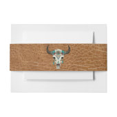 Tatanka Bison Yellowstone Westerne buikband Uitnodigingen Wikkel (Voorkant Voorbeeld)